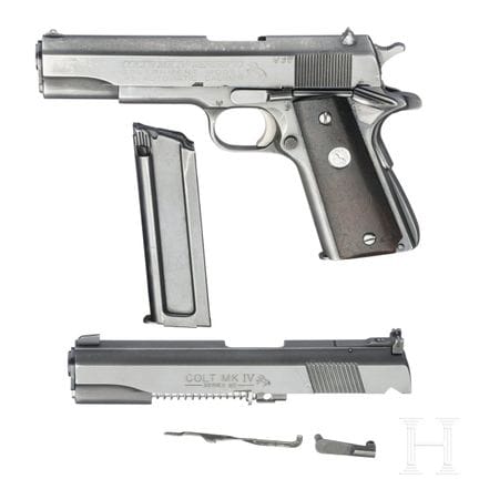 Un Colt MK IV série 70, avec kit de conversion  
C