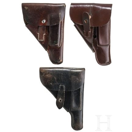 Trois étuis pour Walther PP / PPK  
2 pour le pist