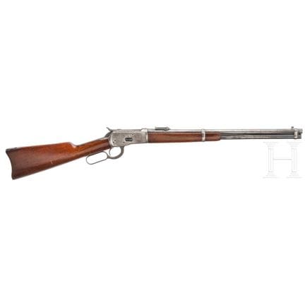 温彻斯特1892型、1912型  
口径 .44-40WCF，编号 675480，粗糙枪管，长度 2
