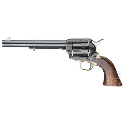 一把Hege-Uberti“American-Buntline”型手枪  
口径.357Mag，编号