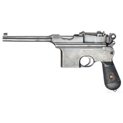 阿斯特拉900型  
口径7.63毫米毛瑟，编号23663，粗膛线，枪管长140毫米。十发弹匣。瞄准