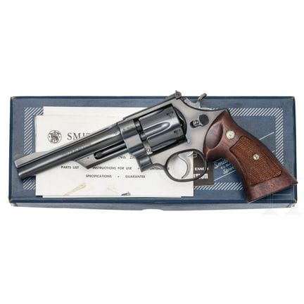 史密斯-韦森 Mod. 28-2 公路巡警型  
口径 .357Mag，编号 N40180，光面枪管