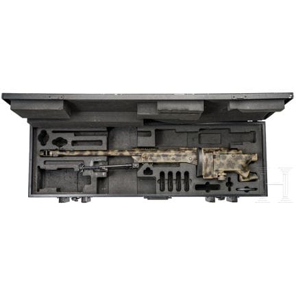 Accuracy International Mod. AWSMF 型，枪管  
口径 .338 L