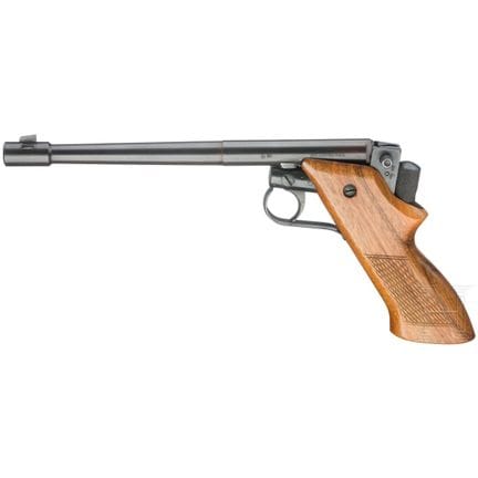 布尔诺兵工厂 翻转枪管式手枪  
口径 .22lr，编号 22814，光面枪管，长度 25 厘米。捷