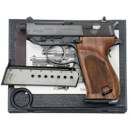 Un Walther mod. P 38 - K  
Calibre 9 mm Luger, n° 