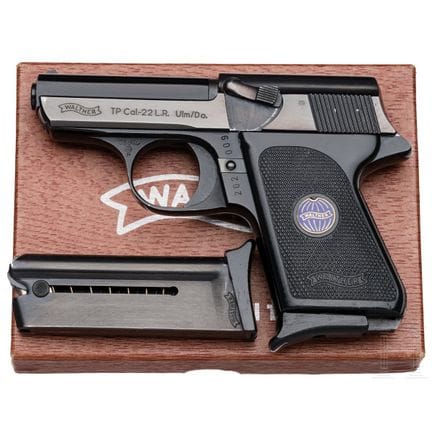 Un Walther modèle TP  
Calibre .22lr, n° 202009, n