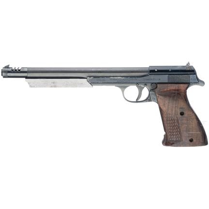 Un pistolet Walther (Zella-Mehlis) modèle Olympia,