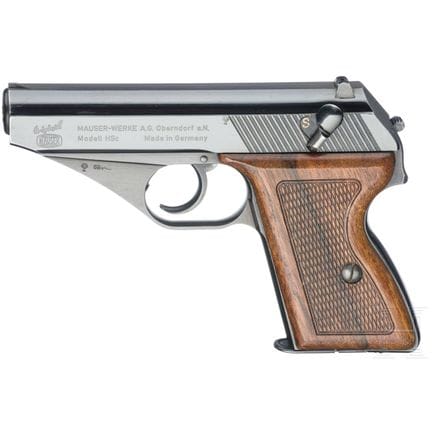 Un Mauser modèle HSc  
Calibre 7,65 mm Browning, n