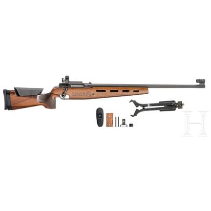 A Sauer &amp; Sohn 200UIT型比赛靶枪  
口径 6.5x55瑞典，编号 Y1