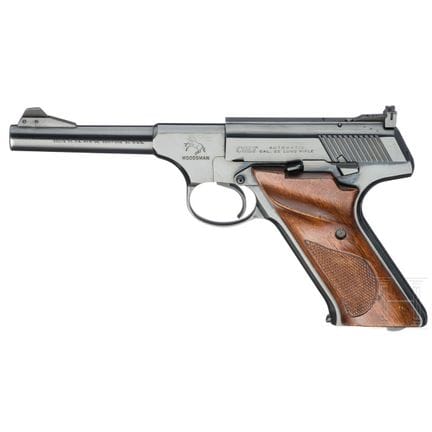 Un Colt Woodsman Sport  
Calibre .22 LR, n° 219240