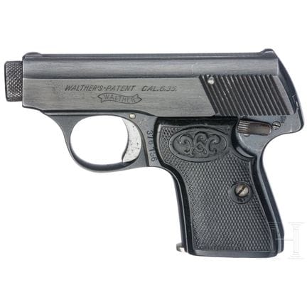 Un Walther Mod. 5, troisième version  
Calibre 6,3