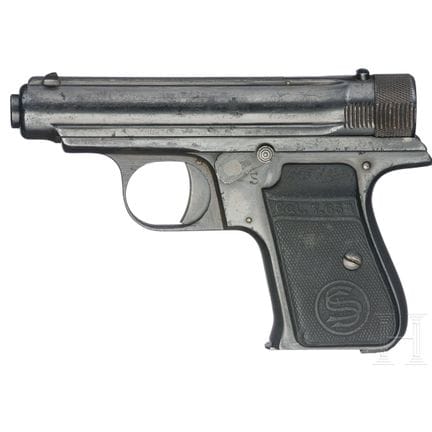 A Sauer &amp; Sohn, modèle 30  
Calibre 7,65 mm Br