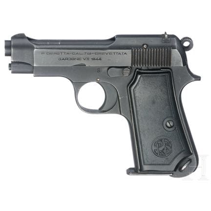 Una Beretta Mod. 34, 1944  
Calibro 7,65 mm Browni