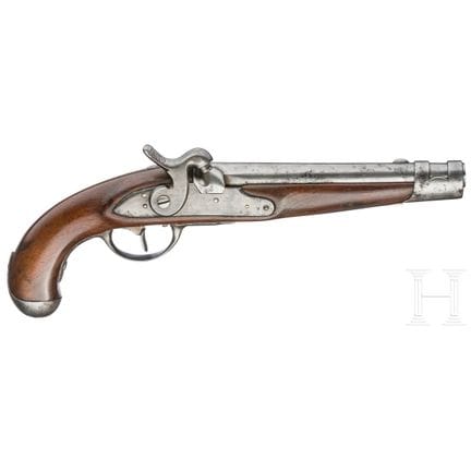 Pistola da cavalleria M 1816/43 UM, Amberg  
Canna
