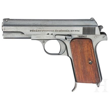FEG Mod. 37  
口径 9mm Browning K，编号 193062，哑光枪管无序列号