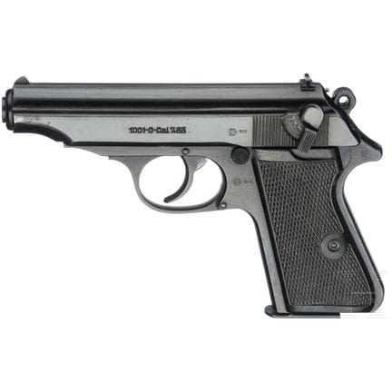A Thälmann Mod. PP 1001  
Kal. 7,65mmBrowning, Nr.