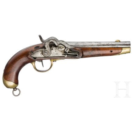 Pistola a percussione da ussaro M 1821/45 U-M  
Ca