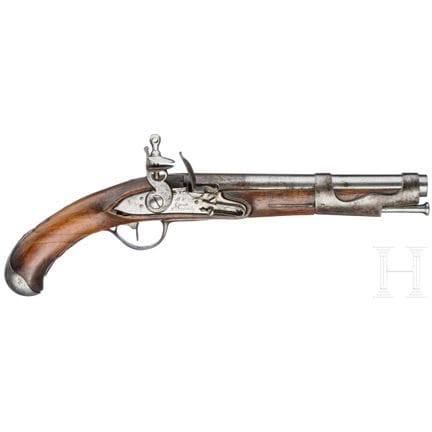 Pistola de chispa M 1763/66, 3.er modelo, Charlevi