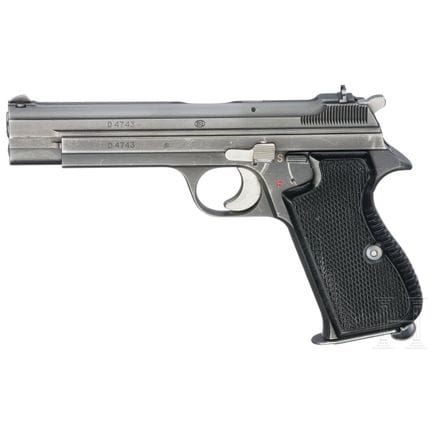 A SIG P 210-4 of the German Border Police (BGS)  
