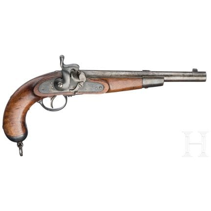 Pistola de percusión de caballería M 1862  
Cañón 