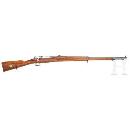 Un Mauser Mod. M/96, 1900  
Calibre 6,5x55SE, n.º 