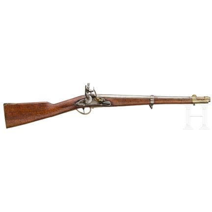 AUSTRIA - Carabina de chispa de húsar M1798  
Cañó