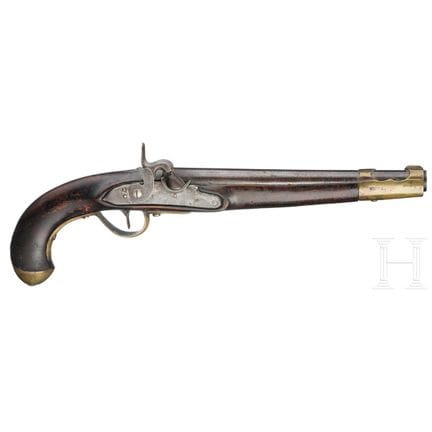 Pistola de caballería reconvertida M 1798  
Cañón 