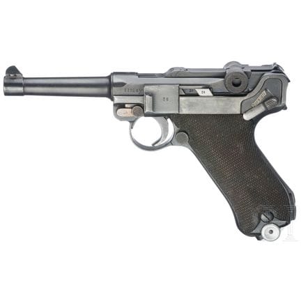 Una Mauser Luger, con codice "G S/42" (1935)  
Cal