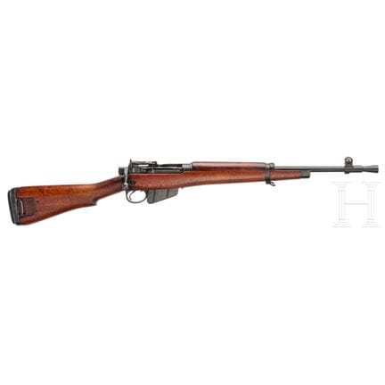 An Enfield No. 5 Mk I "Jungle Carbine"  
Cal. .303