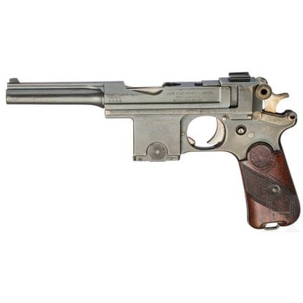 Una pistola Pieper, modelo 1910/21 Bergmann  
Cali