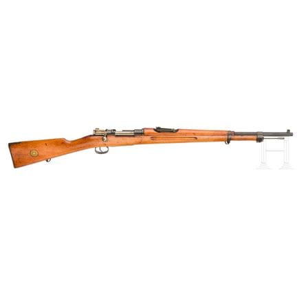 Un Mauser Mod. M/96, 1900  
Calibre 6,5x55SE, n.º 