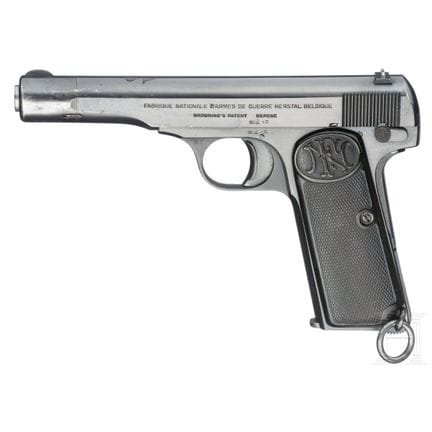 FN Mod. 1910/22  
Calibre 9 mm Browning K, n.º 414
