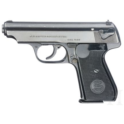 A Sauer &amp; Sohn Mod. 38, con fondina  
Calibro 