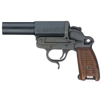 Pistola lanciarazzi Erma Mod. LP 4-56  
Calibro 4 
