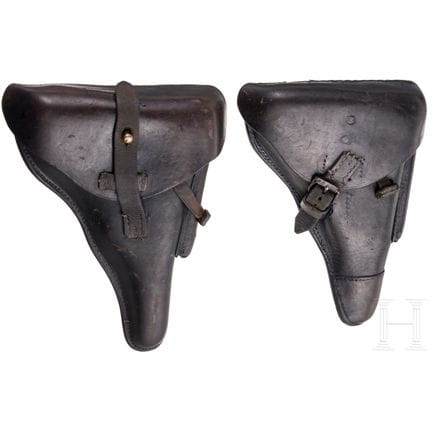 Due fondine per le Luger della polizia  
Borsa a v