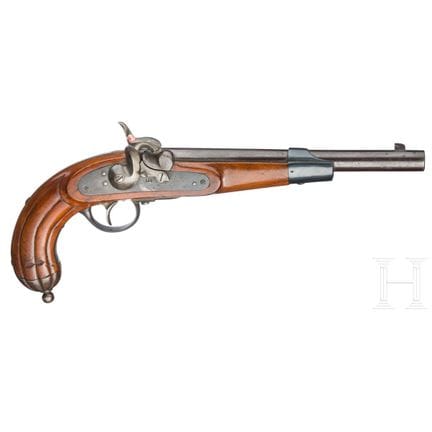 Una pistola de caballería M 1862, probablemente un