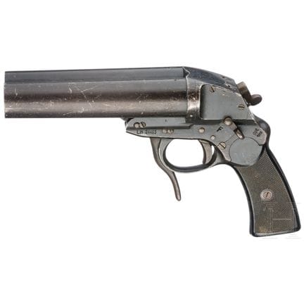 A double barreled flare gun, Mod. L, Code "gpt - 1