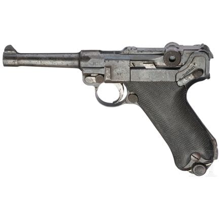 Una Luger DWM, Marina, 1912 circa  
Calibro 9 mm L