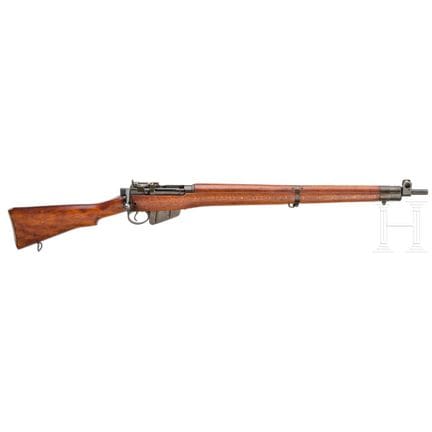 An Enfield Mod. 4 Mk 2  
Caliber .303 Brit., No. P