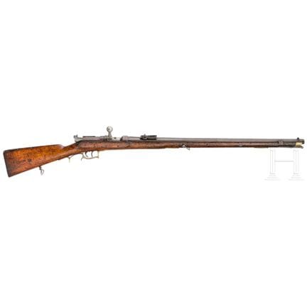 Un fucile da caccia M 1865, Sömmerda  
Calibro 15,