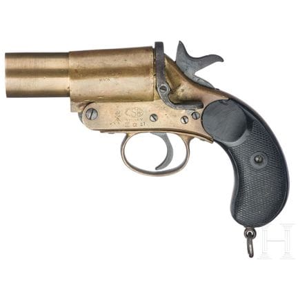 A Mark III Flare Pistol by CSR of Sydney, 1941  
C