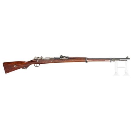 Un Mauser Mod. 1909  
Calibre 7,65x53Arg, n.º 8086