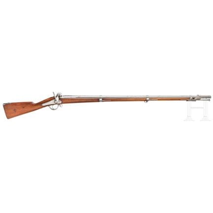 Un fusil de voltigeur M 1857 de Mutzig, 1866  
Cañ