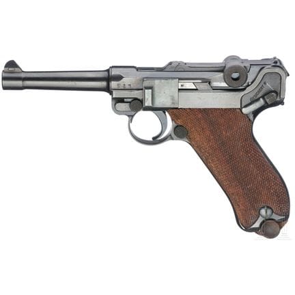 Una Luger DWM (modello prebellico), 1909 circa  
C