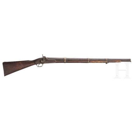 A percussion carbine, probably for colonial troops