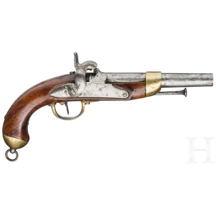 Pistola de caballería M 1822/38 T  
Cañón redondo 