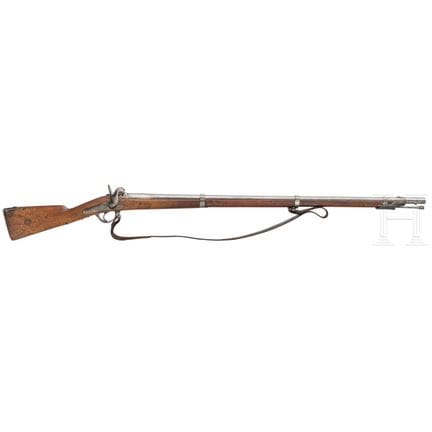 Fusil de infantería M 1857, Mutzig  
Cañón octogon