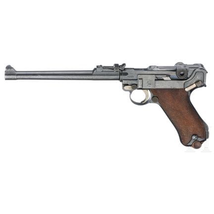 Luger da artiglieria, DWM, 1917  
Calibro 9 mm Lug