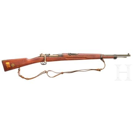 Una carabina Husqvarna, modelo M/38, 1943  
Calibr