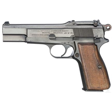 FN Mod. 1935 HP  
Calibro 9 mm Luger, n. 56532, nu